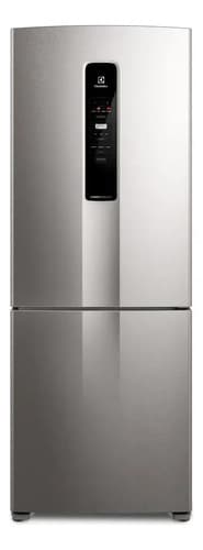 Geladeira Electrolux Frost Free Inverter 490L Efficient com AutoSense Inverse Inox Look (IB7S)