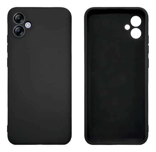 Capa Capinha Silicone Aveludada Para Samsung Galaxy A05 Cor Preto