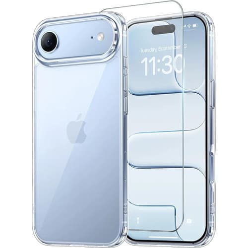 Kit Capa Capinha Transparente Para iPhone 17 Air E Película 3d Danet Full Cover Anti Impacto