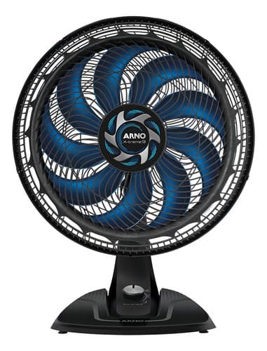Ventilador Arno X-treme 9 De Mesa 40cm VE90 Cor Preto Pás Azul