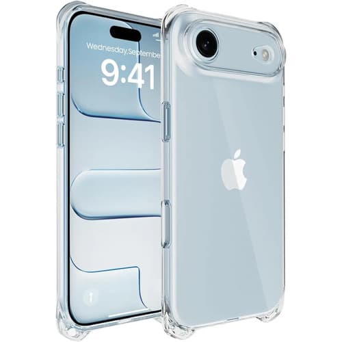 Capa Capinha Transparente Para iPhone 17 Air Case Com Bordas Anti Impacto