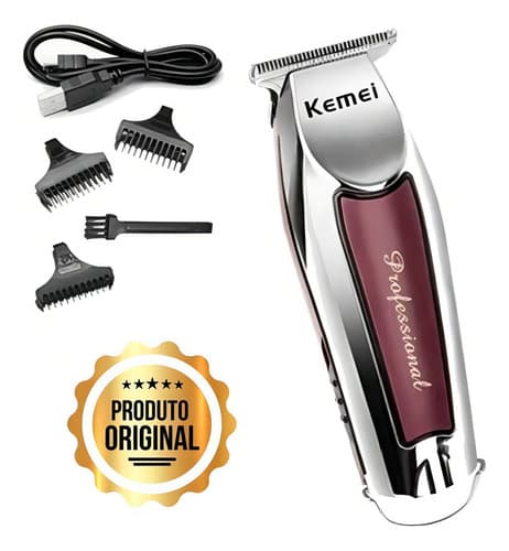 Maquininha Para Pezinho Aparador De Pelo Kemei Bivolt