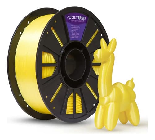 Filamento Pla Amarelo Vsilk 1kg Premium - High Speed de Qualidade