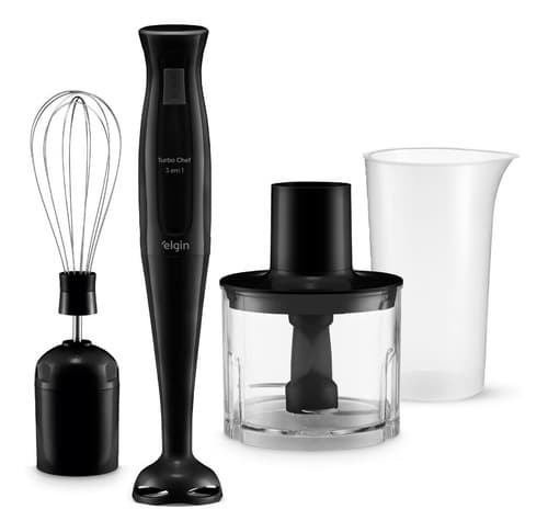 Mixer Turbo Chef 3 Em 1 200w Triturador E Fuet Elgin