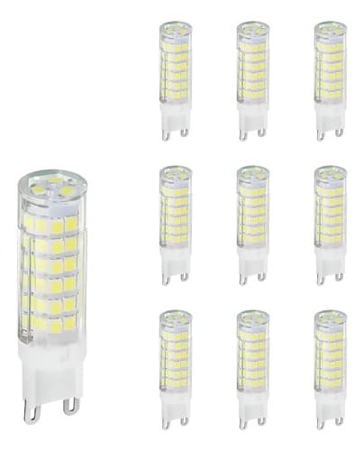 10 Lâmpada Led Halopin G9 7w Lustres Pendente Cor da luz Branco-frio