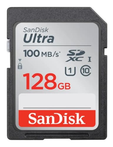 Cartão Memoria Sandisk 128gb Ultra 100mbs Sdxc Uhs-i
