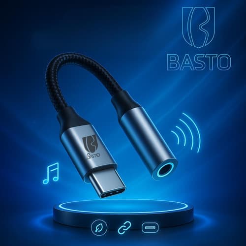 Cabo Adaptador Tipo C Para P2 3,5mm Conversor De Áudio Compatível Com Dispositivos Digitais Estrutura Reforçada Conector Metálico Alta Durabilidade Transmissão Estável Som Estéreo