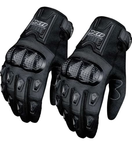 Luva X11 Blackout Moto Motoqueiro Motociclista Motoboy Cor Preto Tamanho G