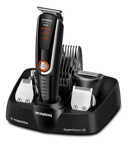 Aparador Mondial Supergroom 10x1 Bg-16 Barba Cabelo Bigode
