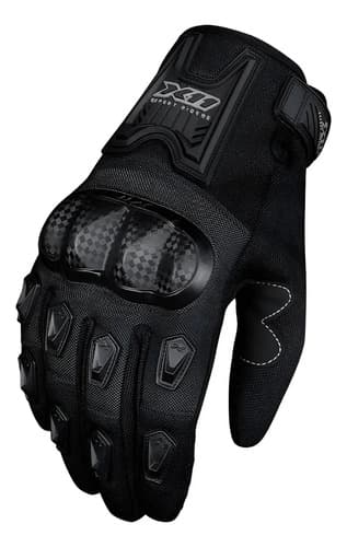 Luva Motoqueiro Moto Motociclista X11 Blackout Proteção Frio Cor Preto Tamanho Masculina 3g