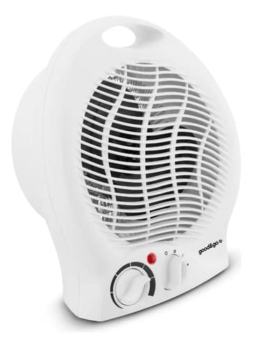 Aquecedor Elétrico 1500W Portátil Branco Good&Go Termoventilador