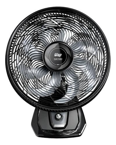Ventilador Wap Flow Turbo de Mesa e Parede 180W com 8 Pás e Oscilação