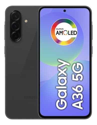 Smartphone Samsung Galaxy A36 5g 128gb 6gb Ram Câmera Tripla De Até 50mp Selfie De 12mp Ip67 Super Amoled 6.7'' Nfc Recursos Ai Android E Segurança Snapdragon - Preto