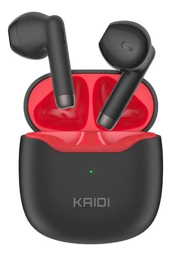 Fone de Ouvido sem fio Tws Portatil Kaidi Kd-771 Bluetooth 5.4 Preto Lamericano
