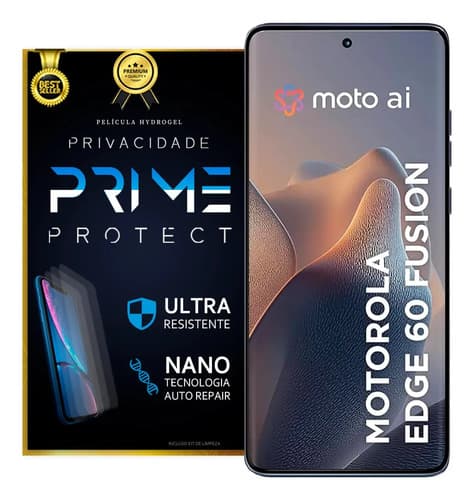 Película Hidrogel Frontal Moto Edge60 Fusion Anti Espião