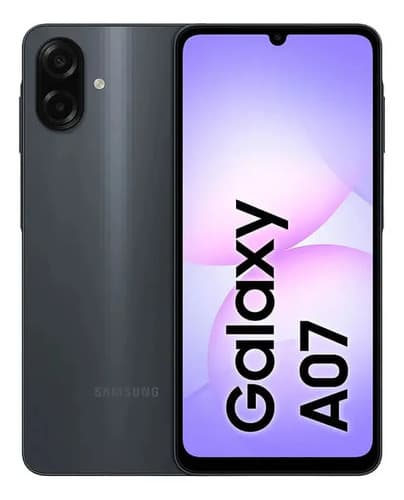 Samsung Galaxy A07 128 Gb, celular de 6 Gb, câmera de 50 MP, tela 6,7, proteção IP54, processador de 6 Nm, preto
