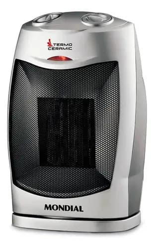 Aquecedor Termo Ceramic A-05 1500w Preto E Prata Mondial