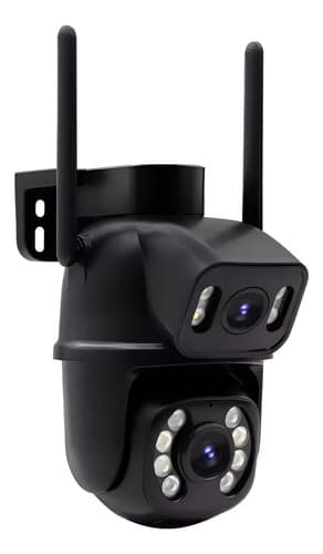 Câmera Wifi Externa Dupla Visão 3mp Prova Dágua Icsee Notura Cor Preto G.Eye