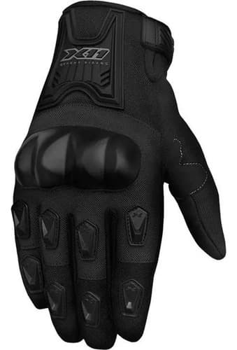 Luva X11 Blackout Verão Preta Com Protetor 2gg