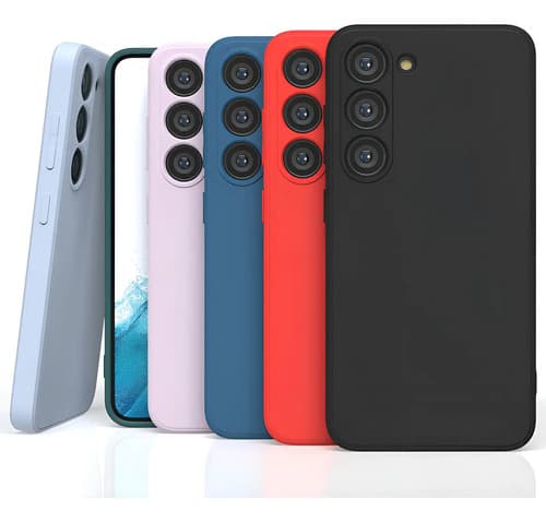 Capa Silicone Aveludada Para Samsung Galaxy A34 / A35 Cor Vermelho Galaxy A35