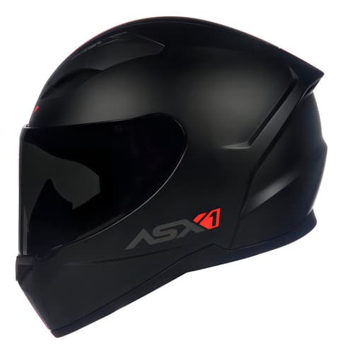 Capacete Moto Fechado ASX City Solid Fosco Preto tamanho 54