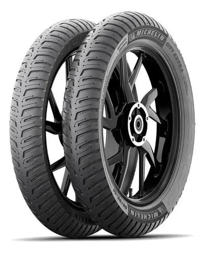 Pneu Honda Cg Titan Fan Michelin City Extra Sem Camara