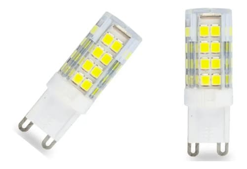 6x Lâmpada Halopin Led G9 5w 52 Leds Para Lustres E Arandela Cor da luz Branco-frio Goldensky