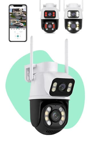 Câmera de Segurança IP Casenn A28 Dome 3MP Wi-Fi, Visão Noturna e Áudio Bidirecional