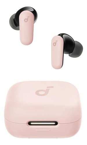 Fone de Ouvido Bluetooth 5.4 soundcore P30i da Anker, Cancelamento de Ruído Adaptativo, Graves Poderosos, 45H de Reprodução, Estojo 2-em-1 com Suporte para Celular, IP54, Fone sem fio TWS, Rosa