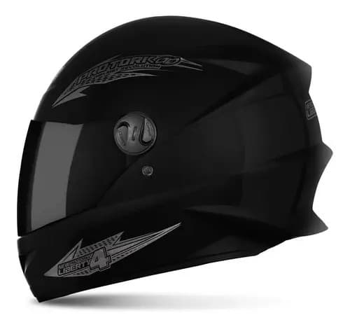 Capacete para moto integral Pro Tork New Liberty R8 preto-fosco fosco tamanho 58