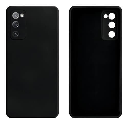 Capa Silicone Aveludada Para Galaxy S20 Fe / S20fe Cor Preto Preta