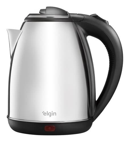 Chaleira Elétrica Inox Elgin Em Inox 1,8 Litros Inox Prata