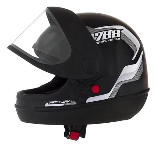 Capacete Para Moto Pro Tork Sport Moto 788 Cor Branco Tamanho do capacete 60