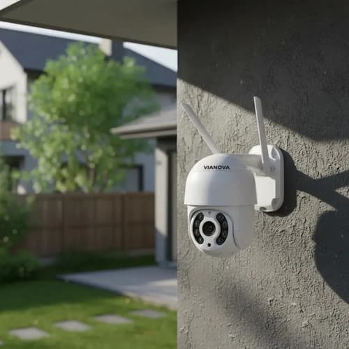 Camera Segurança Wifi Yoosee Mini Dome Full Hd Vianova Branco
