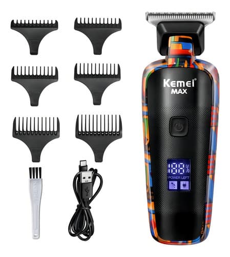 Maquina De Acabamento Profissional Kemei Km Max 5090