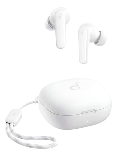 Fone De Ouvido In ear Soundcore P20i Bluetooth 5.3 Grave Potente Drivers 10mm 30h Bateria Carregamento Rápido Personalização De Som Via App Ipx5 2 Mics Ia Para Chamadas Claras Case Compacto Cor Branco