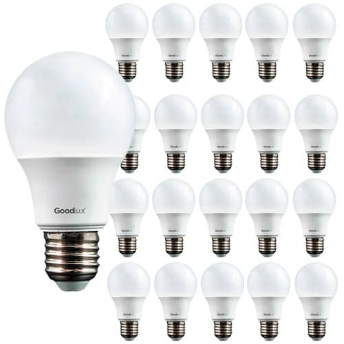 Kit 20 Lampada Led 12w Bulbo 6500k Branco Frio Alta Potência Bivolt 110v 220v Goodlux