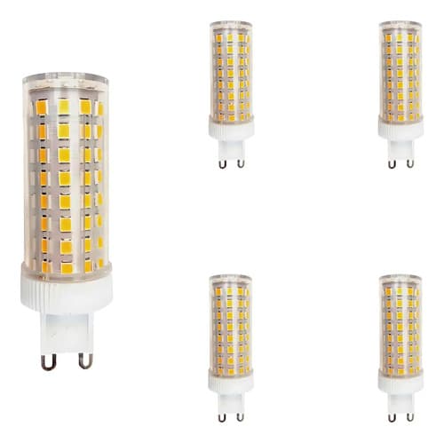 5 Lampada Led Halopim G9 12w 88 Led Lustre Arandela Luz Branco-frio 12w