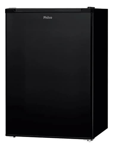 Frigobar Philco 68L Preto Compacto com Compressor 5 Níveis PFG85P