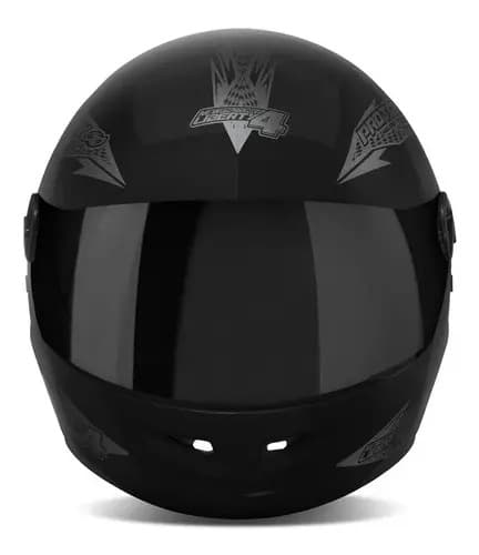 Capacete para moto integral Pro Tork New Liberty R8 preto-fosco fosco tamanho 60