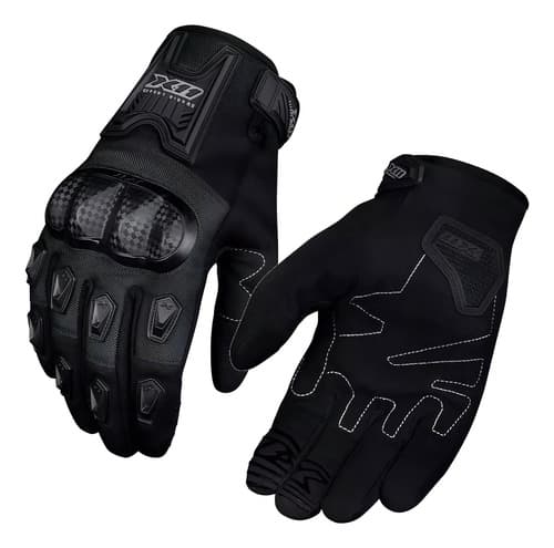 Luva X11 blackout 2 motoqueiro moto motociclista proteção tamanho M preto