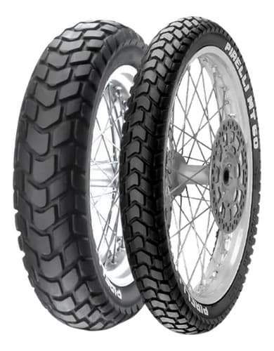 Par Pneu Mt60 Pirelli 110/90-17 + 90/90-19 Bros125/150/160 Xre 190 MT 60