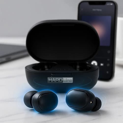 Fone Blueitooth 5.0 TWS Sem Fio Hardline In Ear Touch mantém a estabilidade HD Compatível Android iPhone Bateria Longa