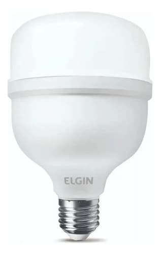 Lâmpada Led 80w Alta Potência Bulbo E27/E40 Branco Frio Elgin Cor da luz Branco-frio 110V/220V