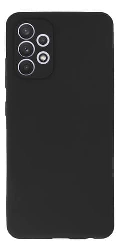 Capa Capinha Silicone Aveludada Para Samsung Galaxy A73 Cor Preto
