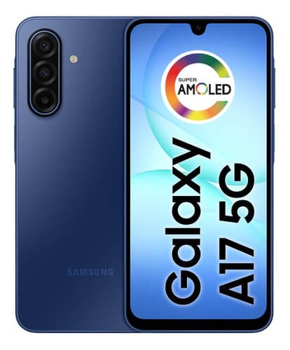 Celular Samsung Galaxy A17 5g Com Ia, 128gb, 4gb Ram, Câm De 50mp, Tela De 6.7 , Nfc, Ip54 - Azul