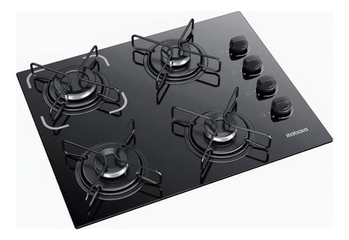 Cooktop Itatiaia Essencial 4 Bocas cor Preto