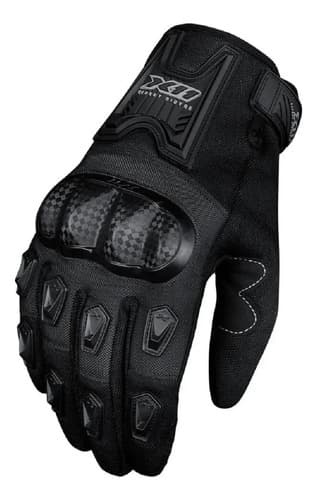 Luva Motoqueiro Moto Motociclista X11 Blackout Proteção Frio Cor Preto Tamanho Feminina P