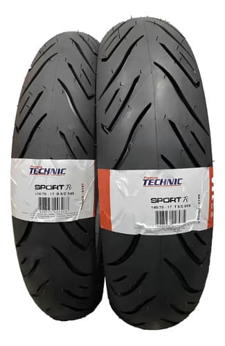 Pneu 110/70-17 + 140/70-17 Sport R Technic Cb 300 Fazer
