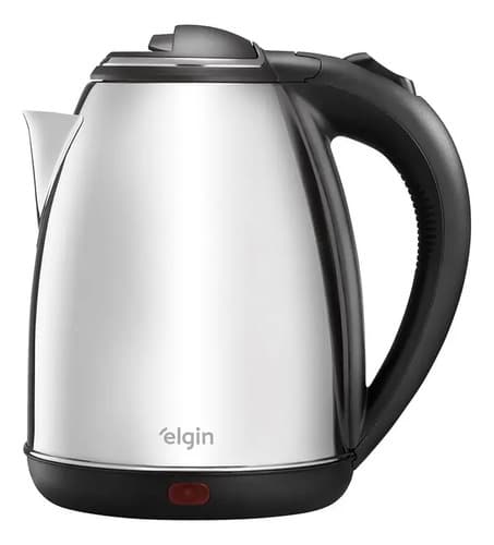 Chaleira Elétrica Inox Elgin Em Inox 1,8 Litros 110v Inox Prata